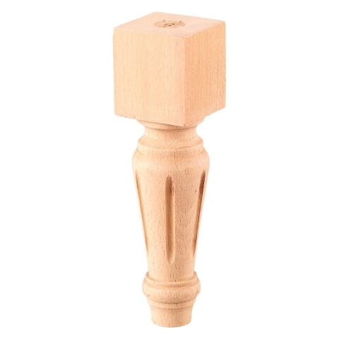 Torna Ahşap Ayak  Komidin Dresuar Koltuk Ayağı Desenli  5x5x25 cm