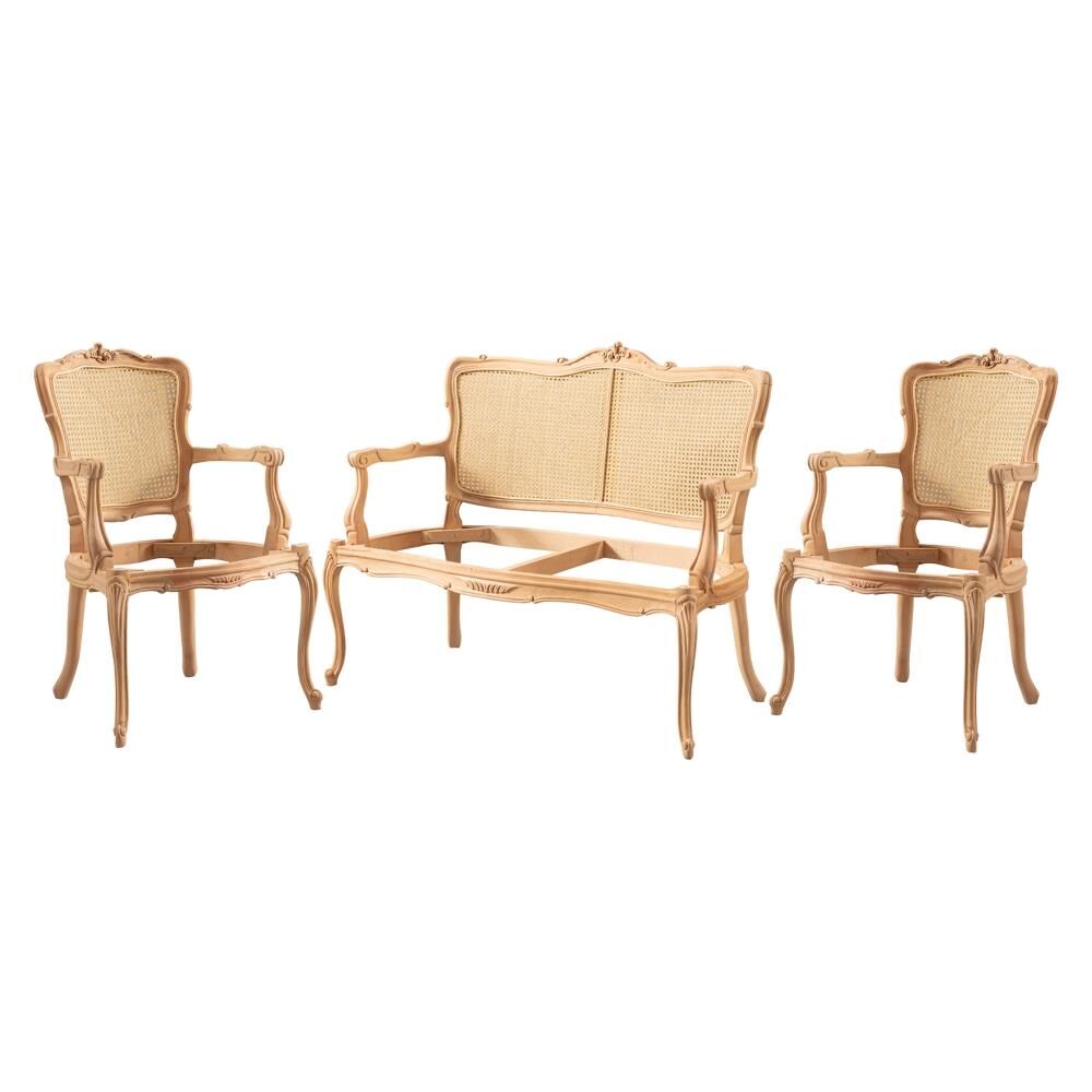 HASIRLI ELİF ÇAY TAKIMI 120X59X95 CM