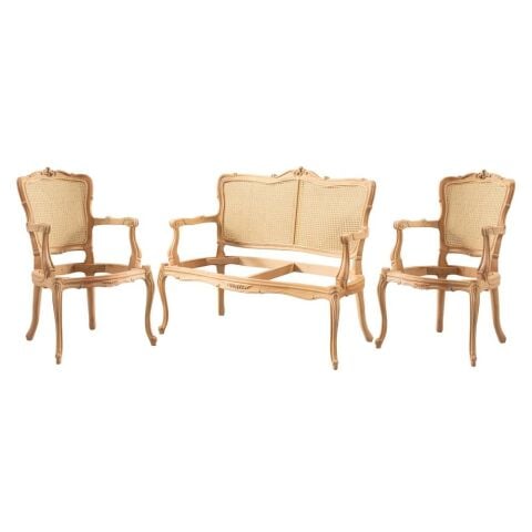 HASIRLI ELİF ÇAY TAKIMI 120X59X95 CM