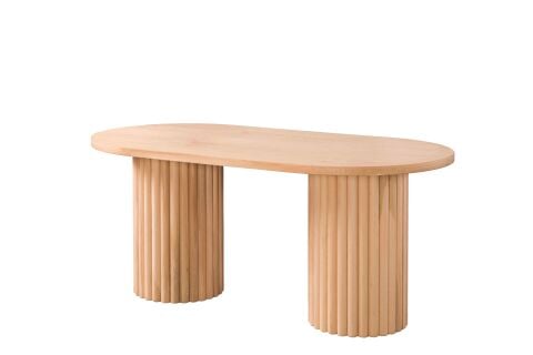 170 LİK ÇİFT AYAKLI PAPATYA OVAL SABİT MASA 170X170X77