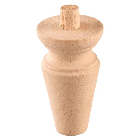 Torna Ahşap Ayak  Komidin Dresuar Koltuk Ayağı Desenli  7x7x12 cm