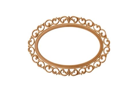 100 LÜK LILYUM OVAL AYNA 68X100 CM