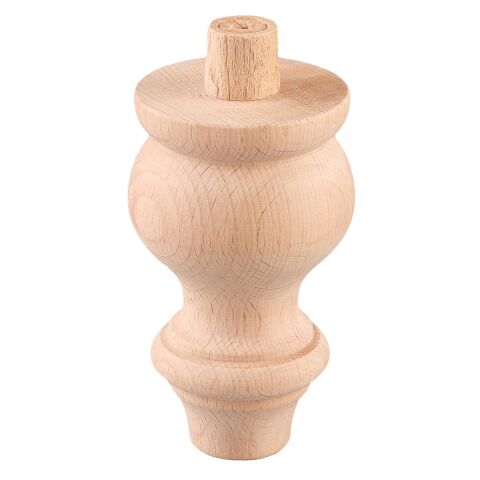 Torna Ahşap Ayak  Komidin Dresuar Koltuk Ayağı Desenli  7x7x8 cm