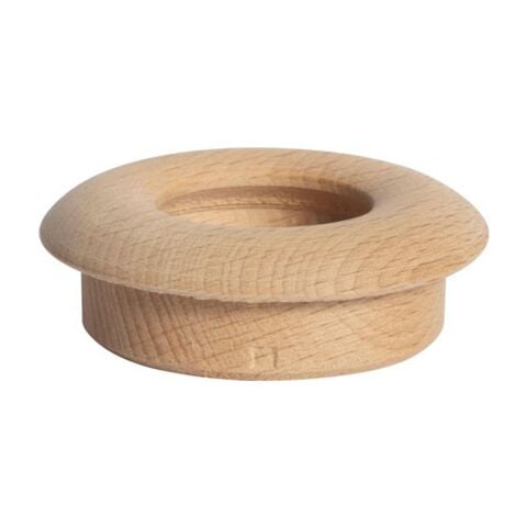 Ham Boyasız Kapı Çekmece Kapak Daire Topuz Kulp 45x15 mm