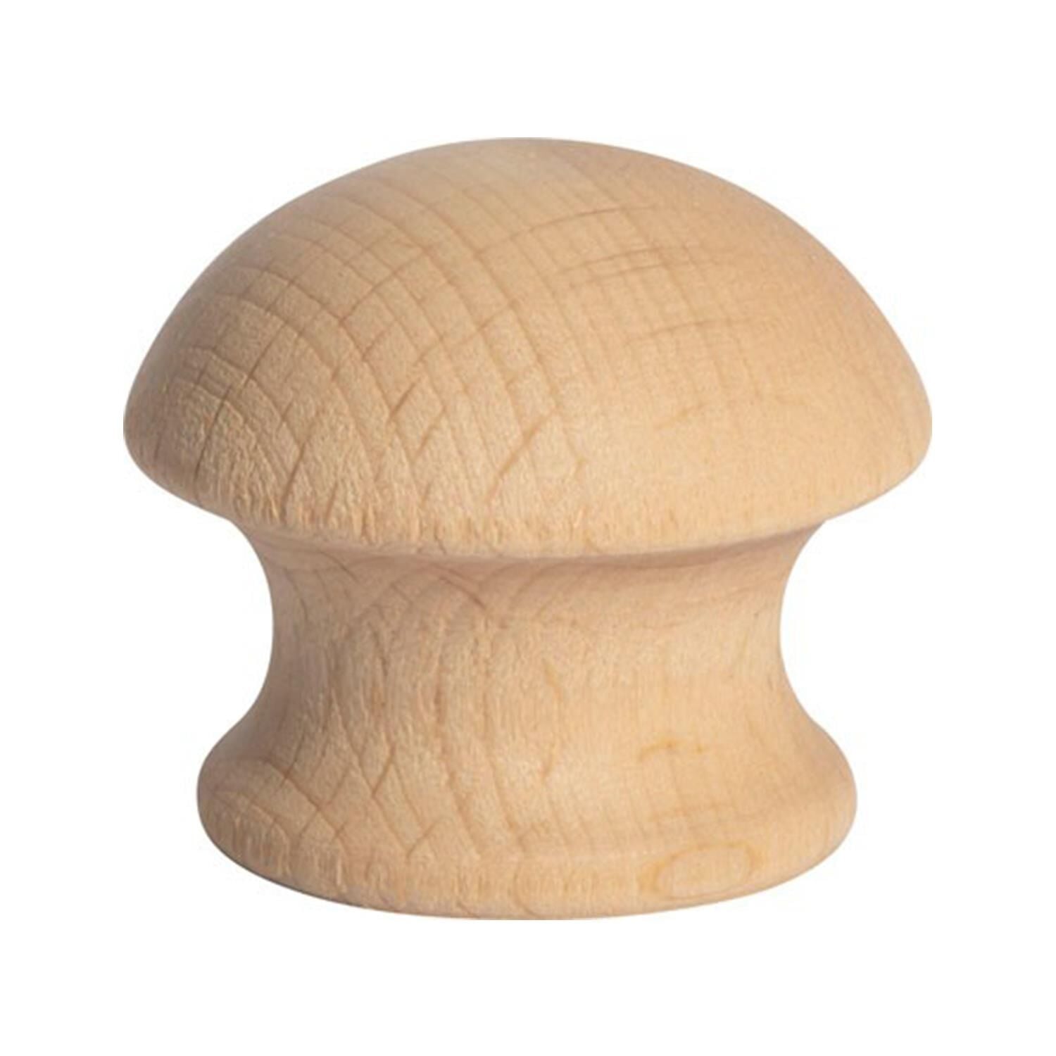 Ham Boyasız Kapı Çekmece Kapak Daire Topuz Kulp 37x36 mm