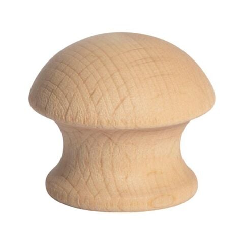 Ham Boyasız Kapı Çekmece Kapak Daire Topuz Kulp 37x36 mm