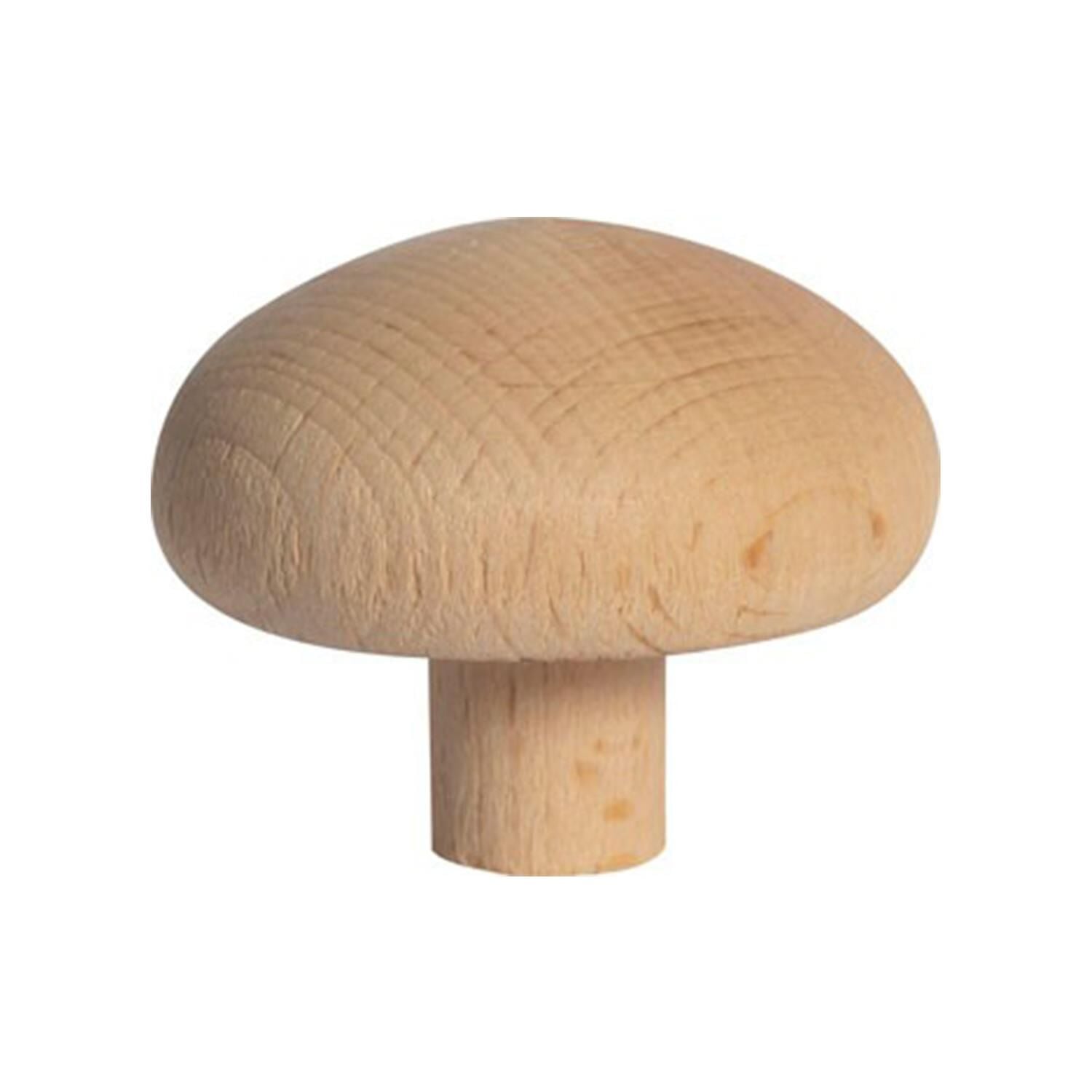 Ham Boyasız Kapı Çekmece Kapak Daire Topuz Kulp 38x32 mm
