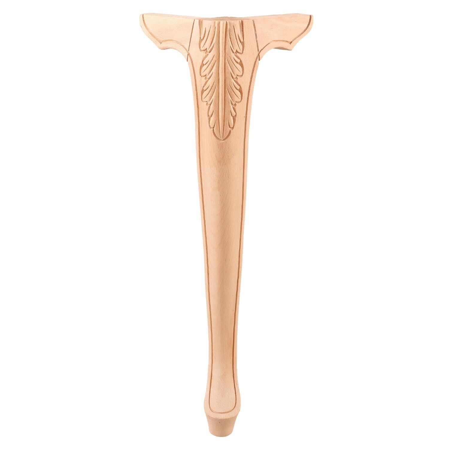 Lükens Ayak Oymalı Ahşap Masa ,Dresuar Kayın Ayak 8x8x30 cm AKOL.01