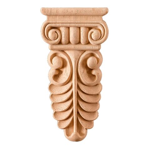 Payanda Ahşap Oyma İşemeli Boyanabilir Dekoratif Aksesuar 15x8x3  AOP12