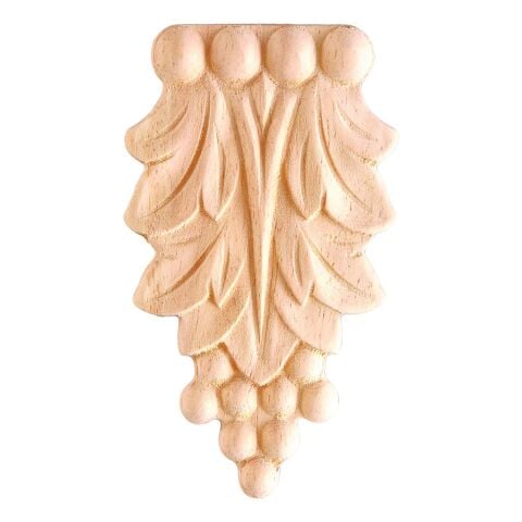 Payanda Ahşap Oyma İşemeli Boyanabilir Dekoratif Aksesuar 8x5x0,8 AOP26