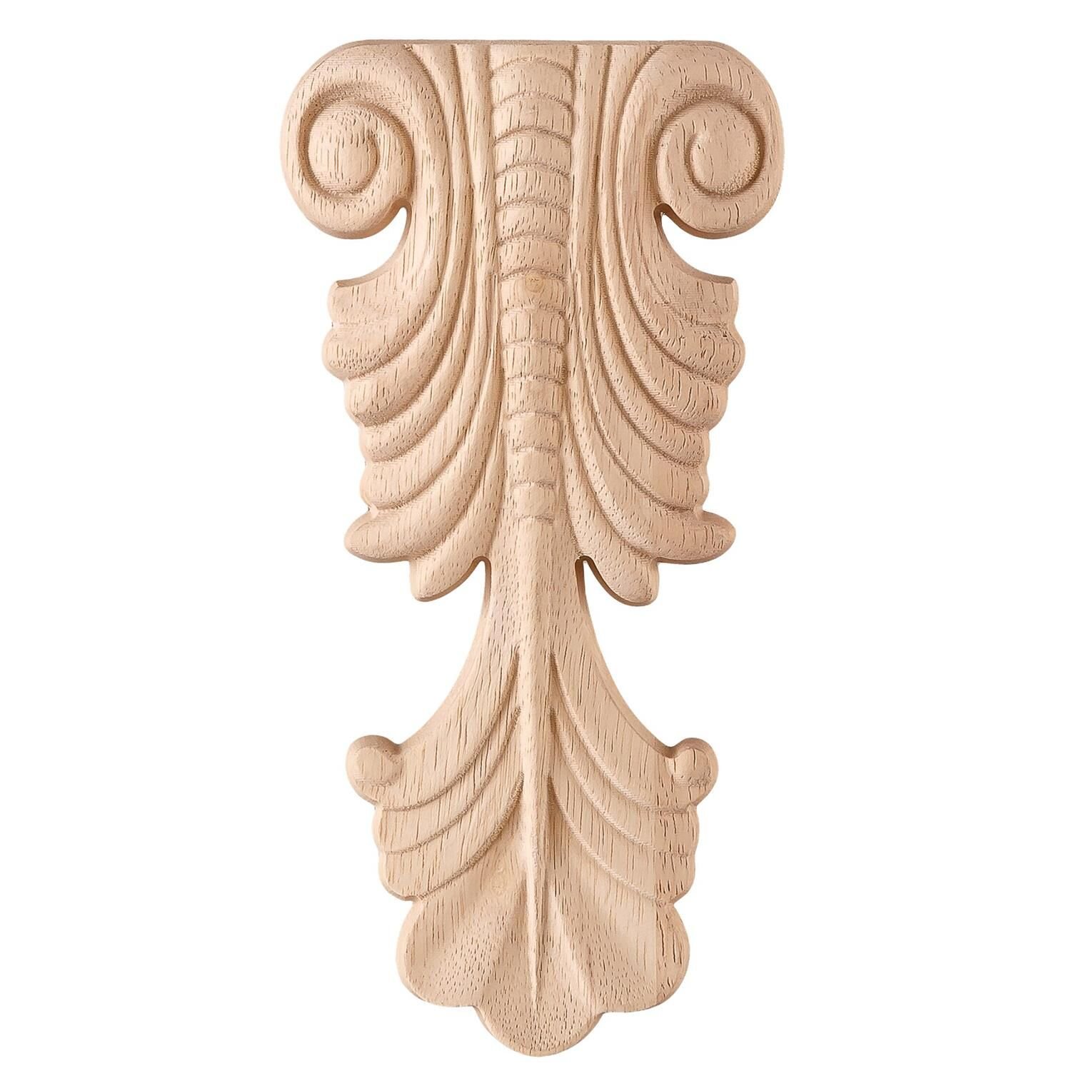 Payanda Ahşap Oyma İşemeli Boyanabilir Dekoratif Aksesuar15x8x2,8  AOP29