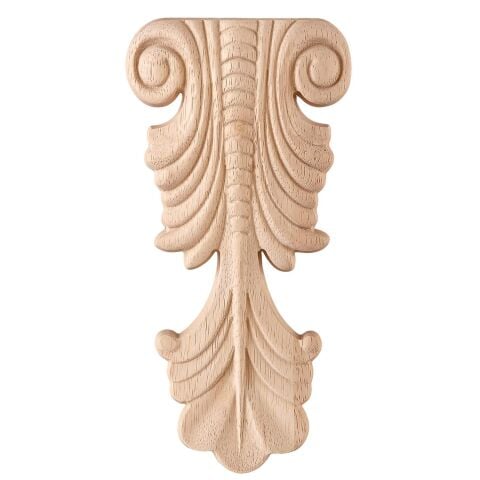 Payanda Ahşap Oyma İşemeli Boyanabilir Dekoratif Aksesuar15x8x2,8  AOP29