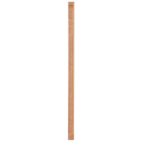 Ahşap Oymalı Sütun Roma Sütun Boyanabilir Dekoratif Aksesuar 9x90 cm ATS10