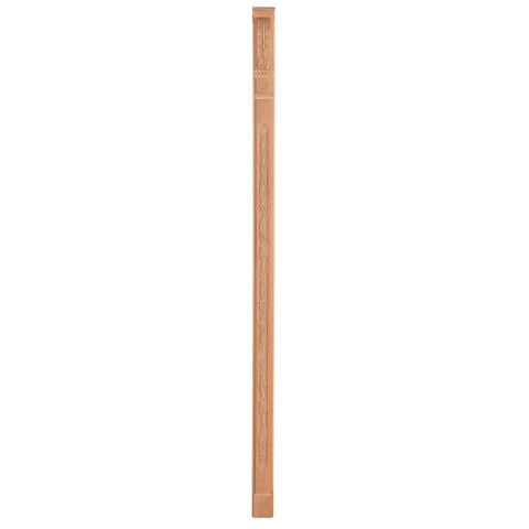 Ahşap Oymalı Sütun Roma Sütun Boyanabilir Dekoratif Aksesuar 9x90 cm ATS10