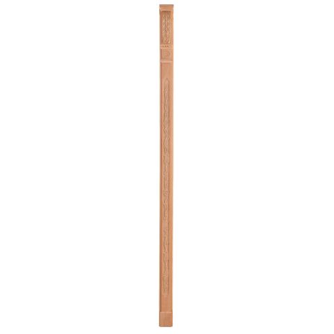 Ahşap Oymalı Sütun Roma Sütun Boyanabilir Dekoratif Aksesuar 9x90 cm ATS10