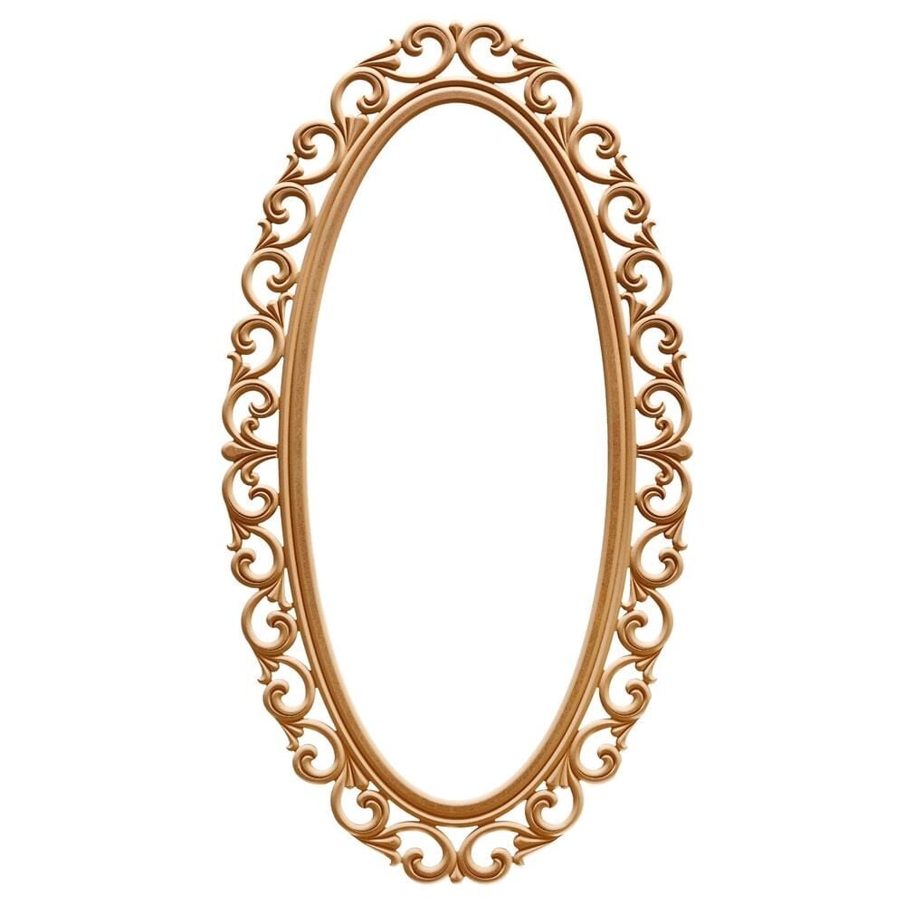 160 LIK LİLYUM OVAL AYNA 86X160 CM