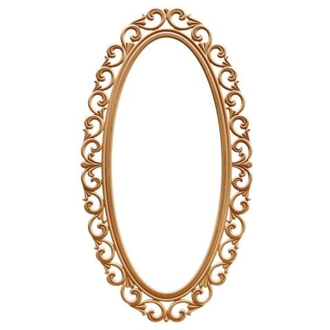 160 LIK LİLYUM OVAL AYNA 86X160 CM