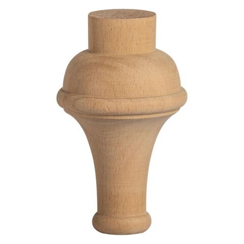 Torna Ahşap Ayak  Komidin Dresuar Koltuk Ayağı Desenli 9x9x15 cm