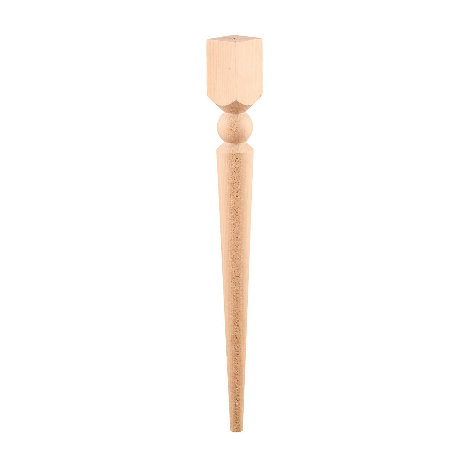 Torna Ahşap Ayak Sehpa Masa  Dresuar Ayağı Desenli  Torna Ayak 7x7x45 cm