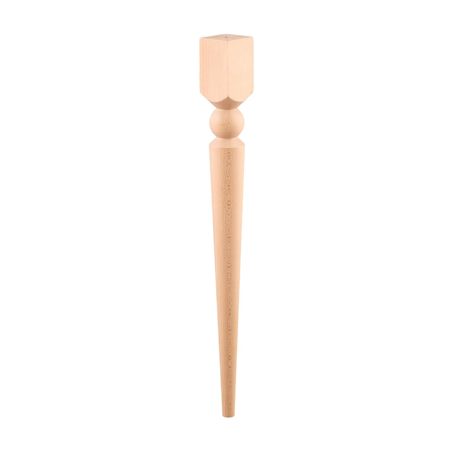 Torna Ahşap Ayak Sehpa Masa  Dresuar Ayağı Desenli  Torna Ayak 7x7x45 cm