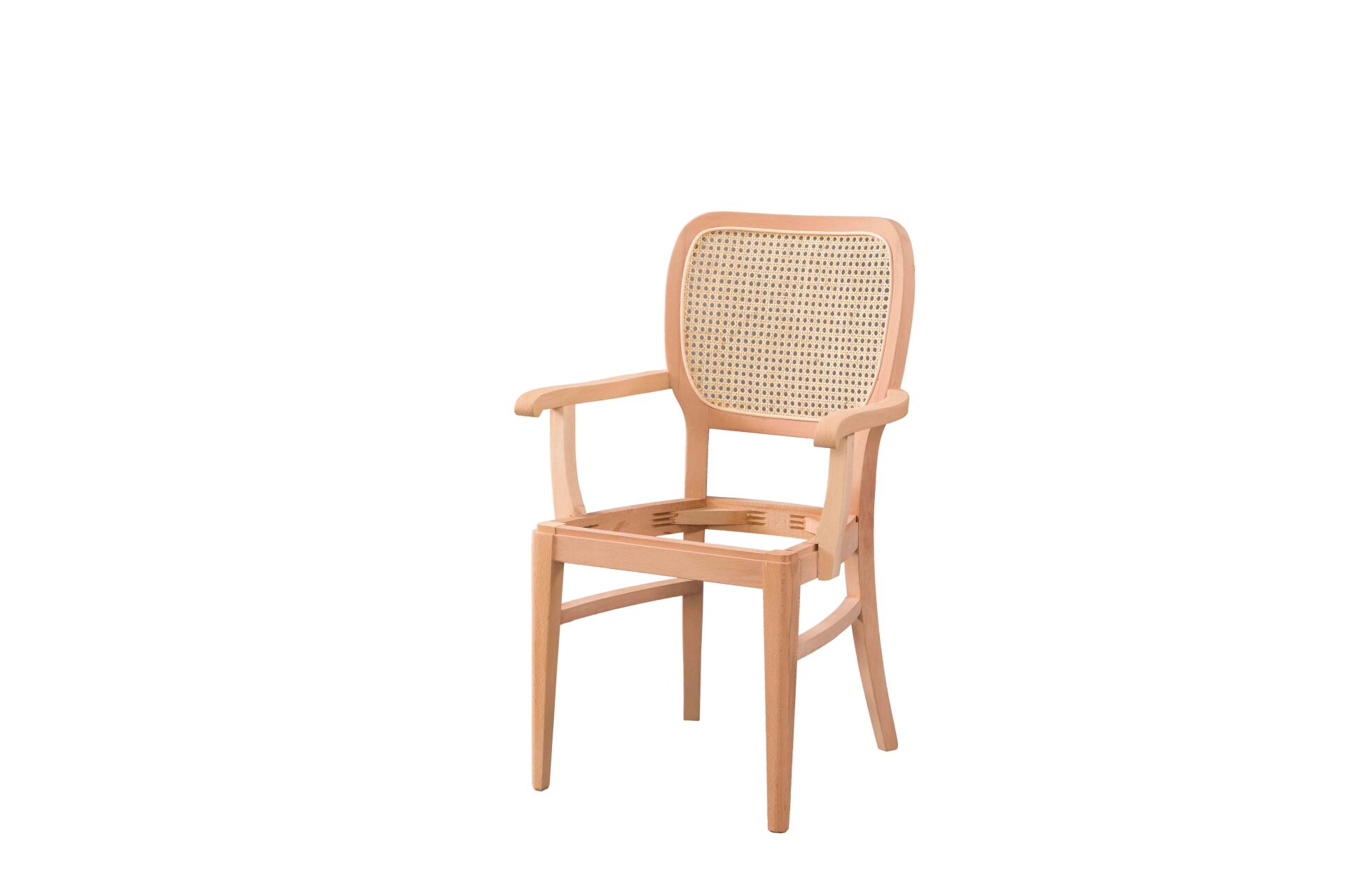 HASIRLI SOFT KOLLU SANDALYE 57X47X91