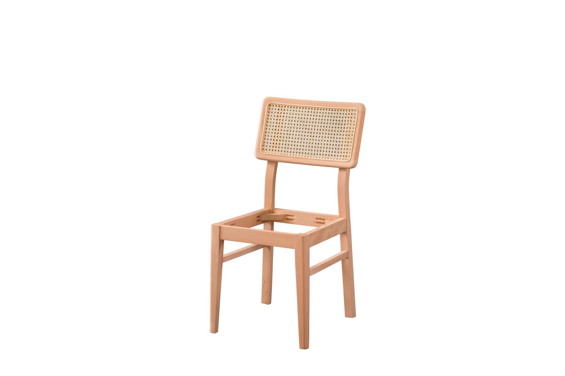 HASIRLI SEDEF SANDALYE 43X51X86
