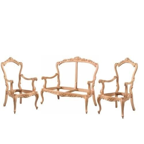 SİLVER ÇAY TAKIMI  68X92X88