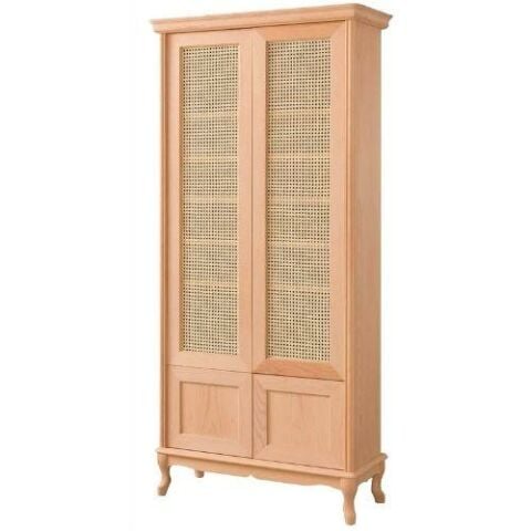 HASIRLI LÜKENS KAPAKLI KİTAPLIK 90X40X197