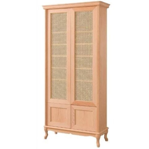 HASIRLI LÜKENS KAPAKLI KİTAPLIK 90X40X197