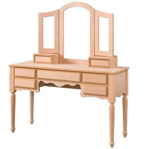 5 ÇEKMECELİ TORNALI  MAKYAJ MASASI   126x49X79