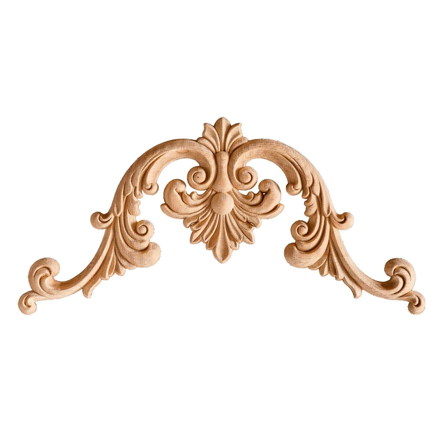 Köşe Aplik Dekoratif Aksesuar Boyanabilir İşlemeli Ahşap  40x40x1,4 cm OKA03