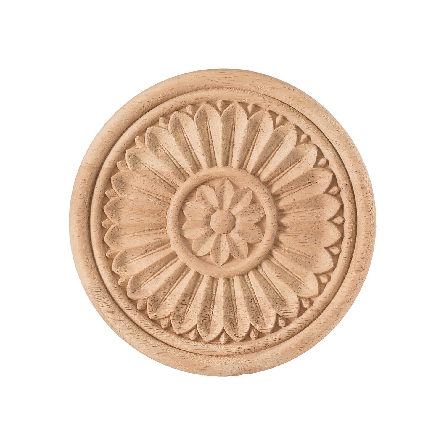 Aplik Motifli Rozet Boyanabilir Dekoratif Aksesuar 15x1,2 CM-OA239