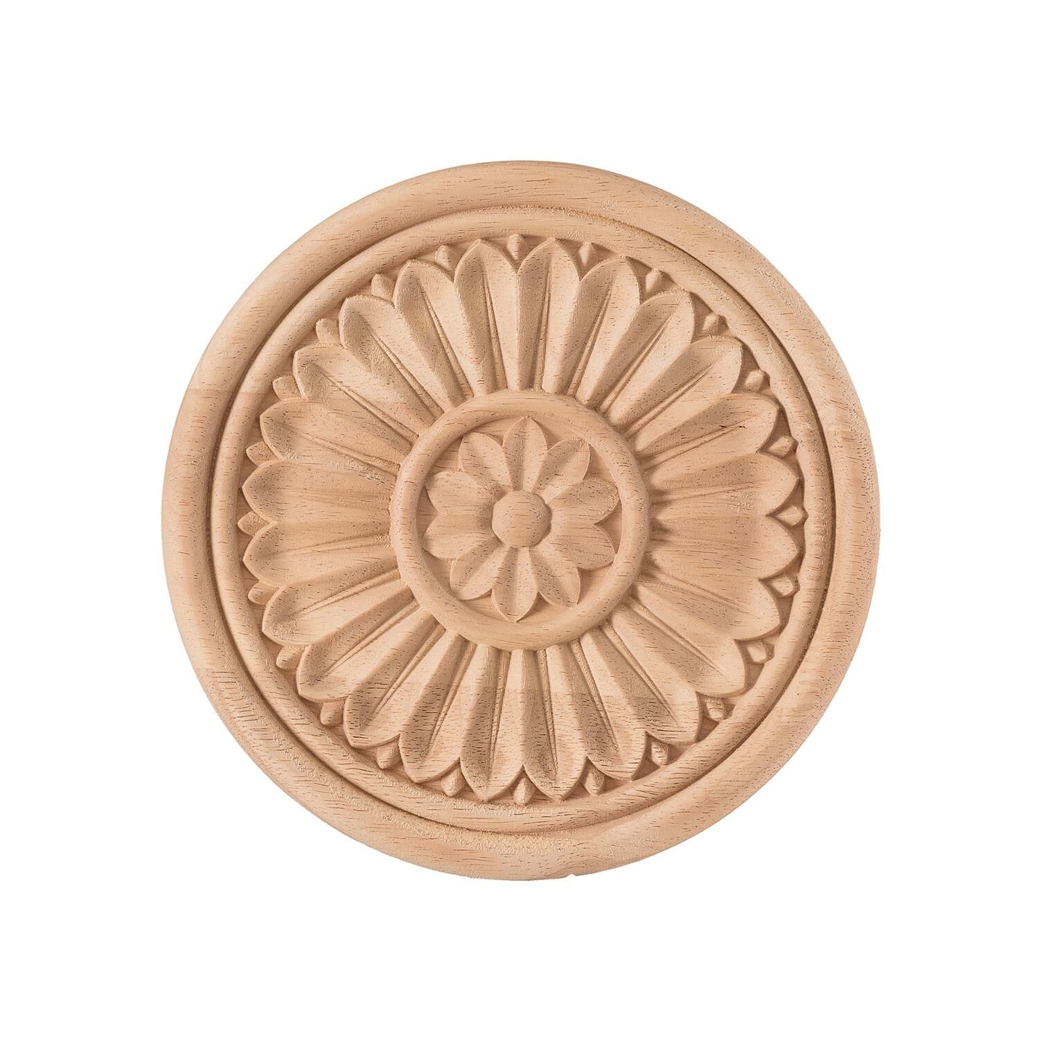 Aplik Motifli Rozet Boyanabilir Dekoratif Aksesuar 15x1,2 CM-OA239