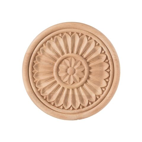 Aplik Motifli Rozet Boyanabilir Dekoratif Aksesuar 15x1,2 CM-OA239