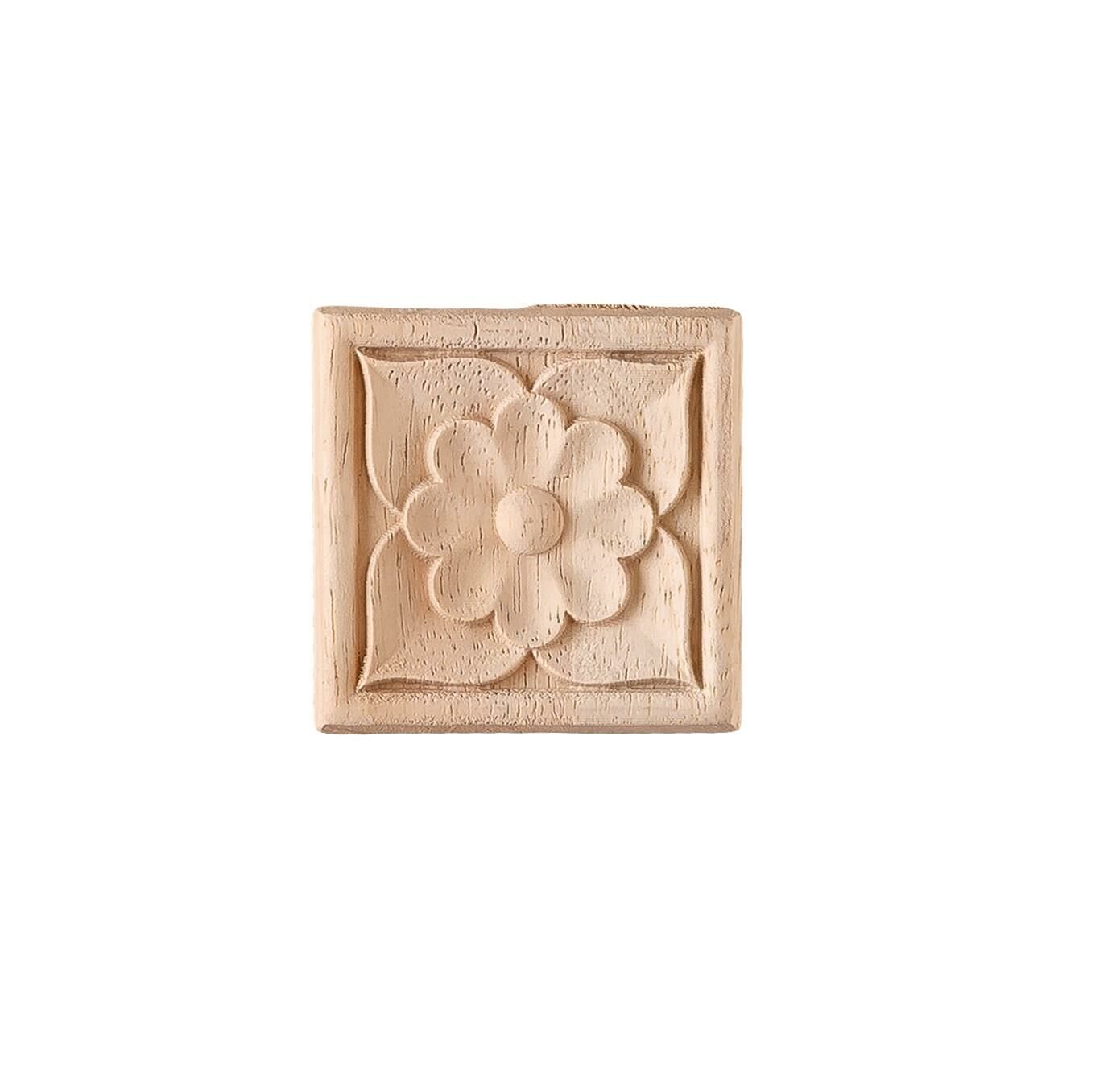Aplik Motifli Rozet Boyanabilir Dekoratif Aksesuar 8x8x1 CM-OA173