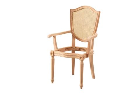 HASIRLI KUPA TORNALI KOLLU SANDALYE 59X52X99 CM