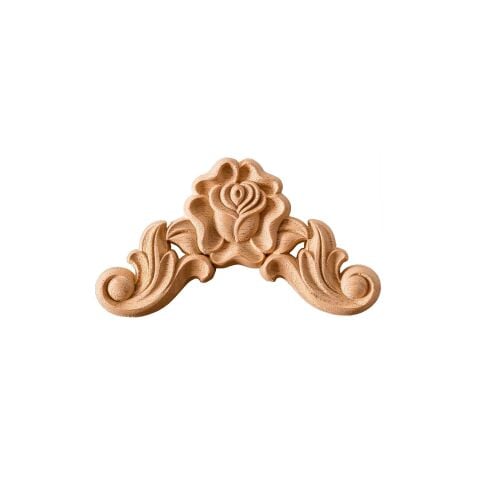 Aplik Motifli Rozet Boyanabilir Dekoratif Aksesuar 8x8x1 CM-OA290