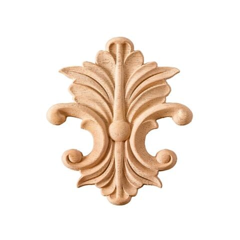 Aplik Motifli Rozet Boyanabilir Dekoratif Aksesuar 11x13,5x1,2 CM-OA256