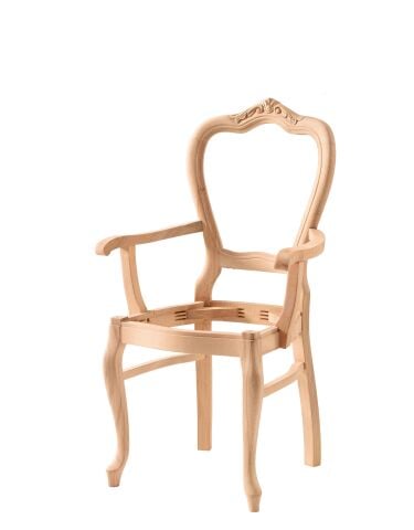 KLASIK OYMALI SANDALYE 46X47X98 CM