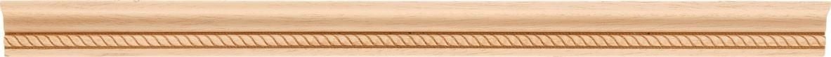 Ayous Ahşap Işık Bandı Halat Desenli Çıta Boyanabilir Dekoratif Aksesuar 42x29 mm  MAC82