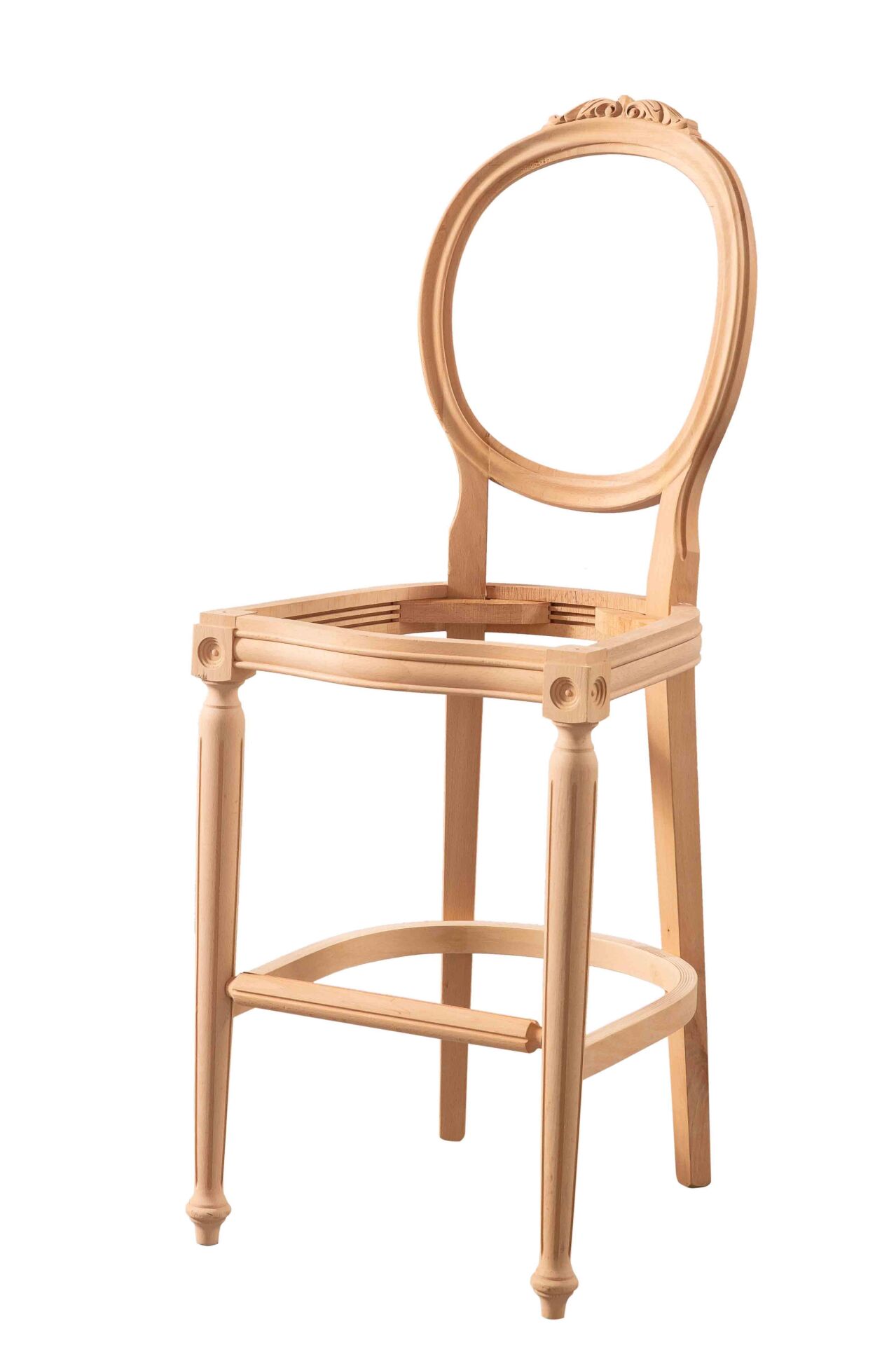 TORNALI OYMALI BAR SANDALYE 50X50X125 CM