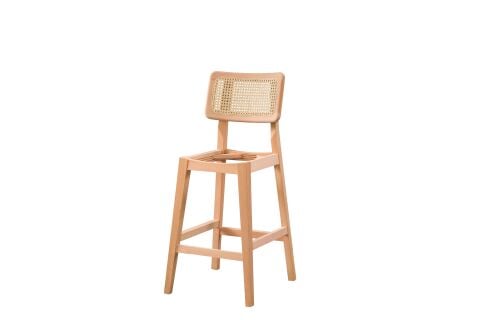 HASIRLI MABEL BAR SANDALYE 45X48X105