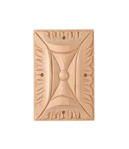 Aplik Motifli Rozet Boyanabilir Dekoratif Aksesuar 15x10x1,2 CM-OA100