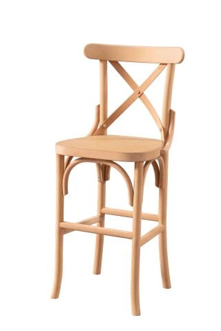ÇAPRAZ TONET BAR SANDALYE 46X42X104 CM