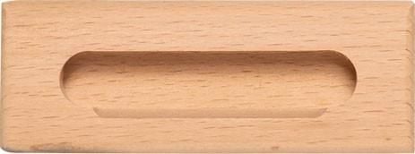 Ham Boyasız Kapı Çekmece Kapak Daire Topuz Kulp  110X35X18 mm (T-6)