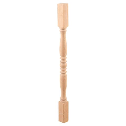 Merdiven Torna Ayak Extra Kayın Boyanabilir Ahşap 5x5x80 cm