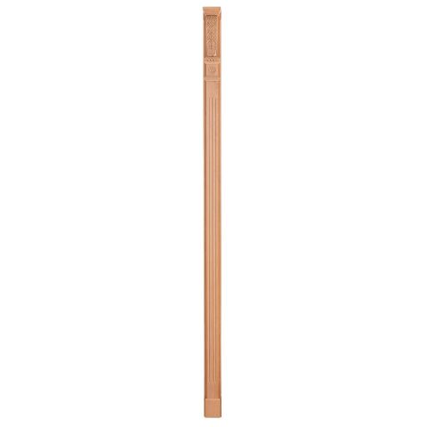 Ahşap Oymalı Sütun Roma Sütun Boyanabilir Dekoratif Aksesuar 240x6 cm  ATS03
