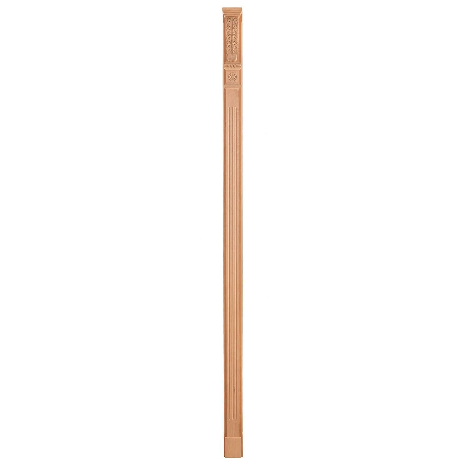 Ahşap Oymalı Sütun Roma Sütun Boyanabilir Dekoratif Aksesuar 240x6 cm  ATS03