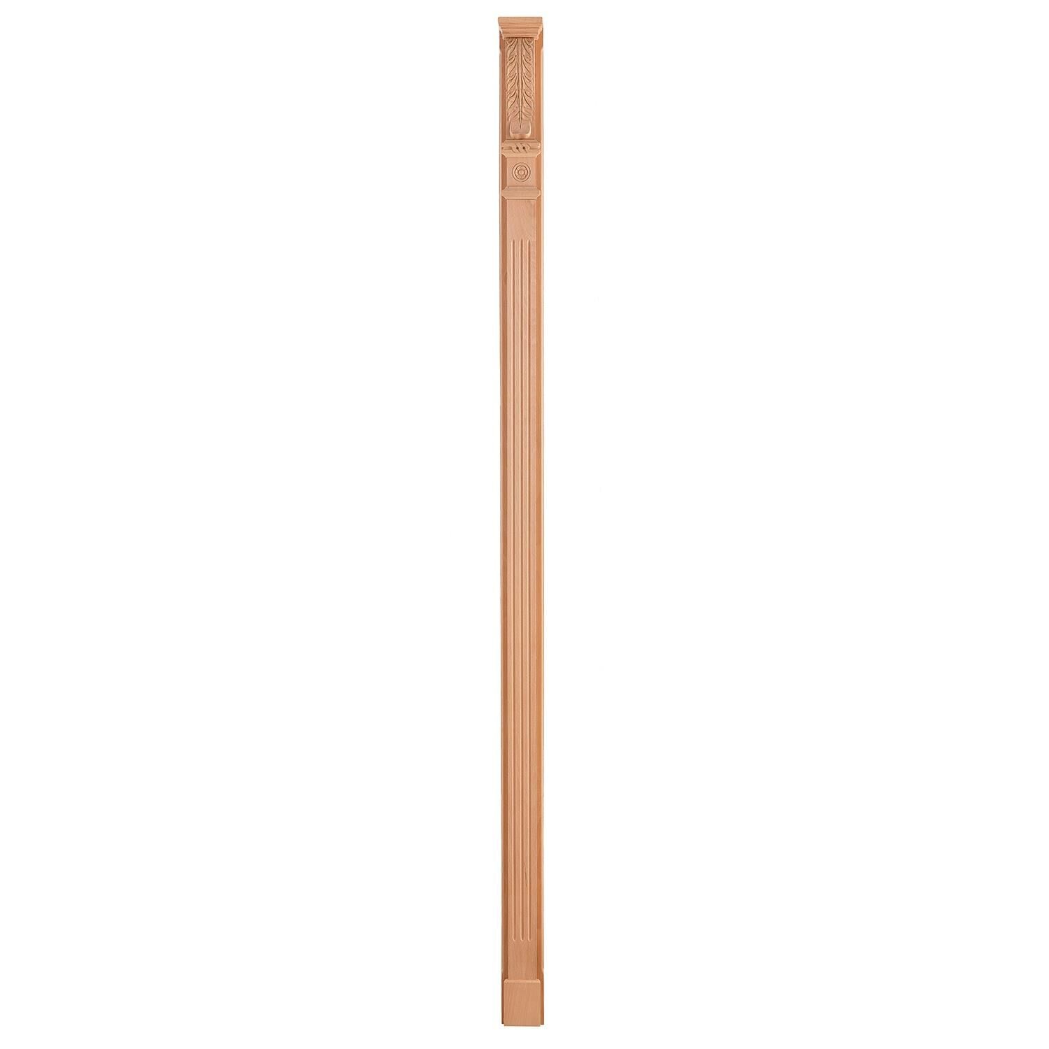 Ahşap Oymalı Sütun Roma Sütun Boyanabilir Dekoratif Aksesuar 240x6 cm  ATS03