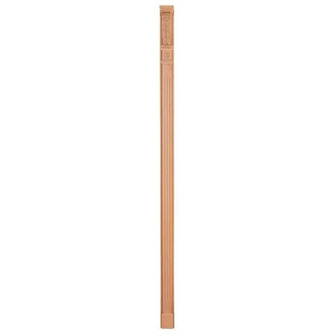 Ahşap Oymalı Sütun Roma Sütun Boyanabilir Dekoratif Aksesuar 240x6 cm  ATS03